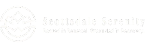Scottsdale Serenity Rehab Logo - Off White--Horiz